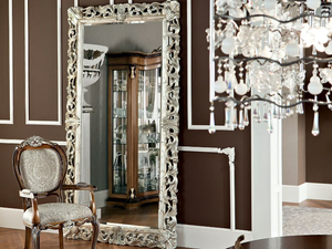 13674 - Freestanding rectangular framed mirror _ Modenese Luxury Interiors